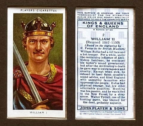 Kings & Queens 1935 (Reprint 1990) WILL DISCONTINUE AFTER CURRENT STOCK SELLS THROUGH
