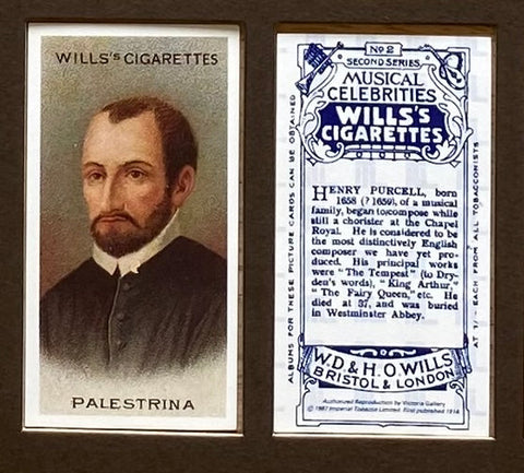 Musical Celebrities 2nd series assort cards 1914 Wills (Reprint 1987). ALMOST SOLD OUT!
