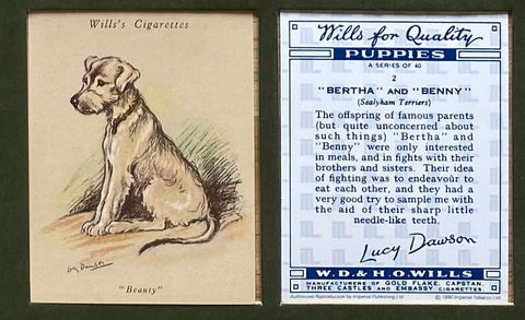 ルーシー・ドーソン著『Puppies』(未刊)(1990年再版)は、現在の在庫がなくなり次第、販売終了となります
