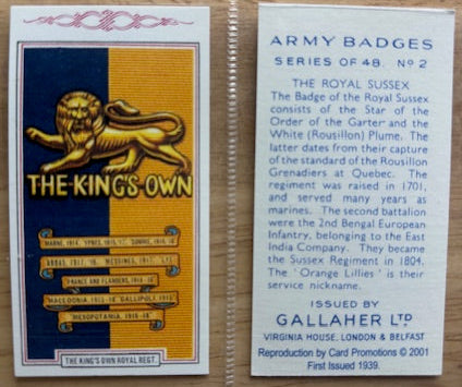 陸軍バッジ 1939 ギャラハー (2001 年再版)