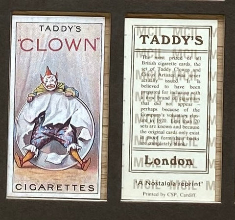 Clowns and Circus Artistes 1920 Taddy (Reprint 1991)