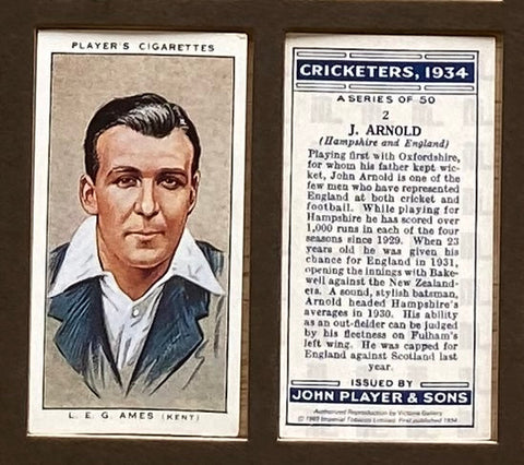 Cricketers 1934 Players (Reprint 1990)