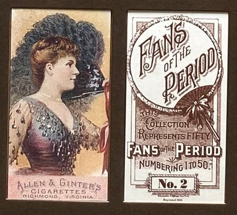 Fans of The Period c1890 Allen & Ginter (USA) (Reprint 2005)