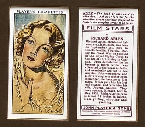Film Stars 1st Series 1934 Players (Reprint 2000)