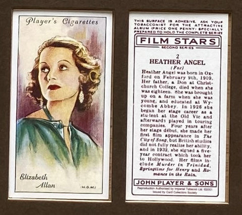 Film Stars 2nd Series 1934 Players (Reprint 2001)