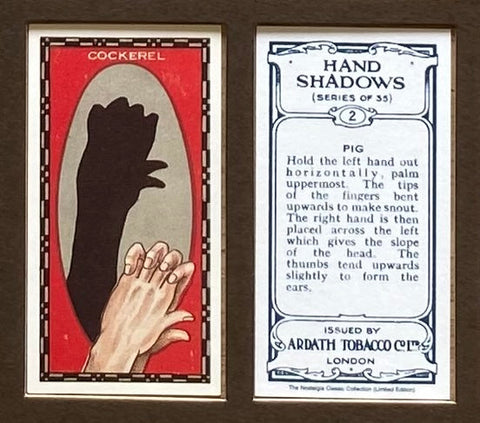 Hand Shadows c1930 Ardath (Reprint 2001)