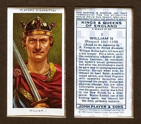 Kings & Queens 1935 Players (Reprint 1990). ALMOST SOLD OUT!