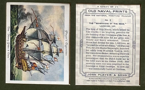 Old Naval Prints 1936 Players (Reprint 1989)