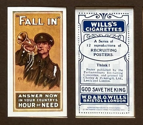 Recruiting Posters 1915 Wills (Reprint 1987)