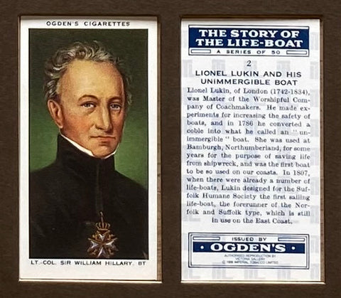 The Story of the Lifeboat c1950 Ogdens (Reprint 1989)