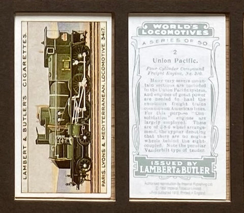 Worlds Locomotives 1912 Lambert & Butler (Reprint 1988)