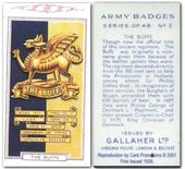 Army Badges 1939 Gallaher (Reprint 2001)