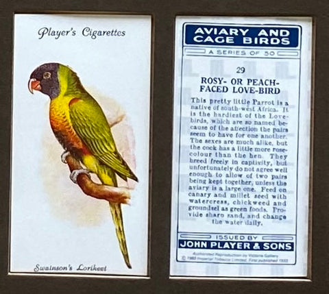 Aviary and Cage Birds 1933 Players (Reprint 1989). ALMOST SOLD OUT!