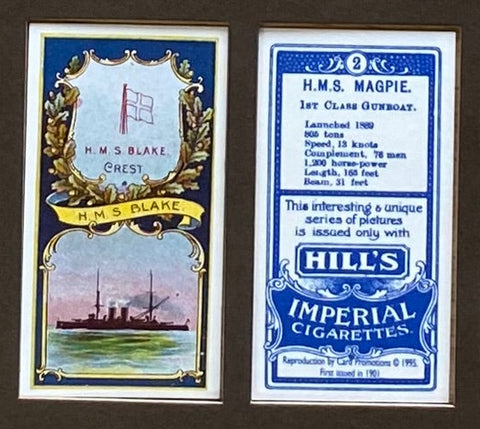 Battleships and Crests 1901 Hill (Reprint 1995)