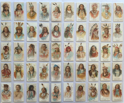 Celebrated American Indian Chiefs 1888 Allen & Ginter (USA) (Reprint 1989/2005)