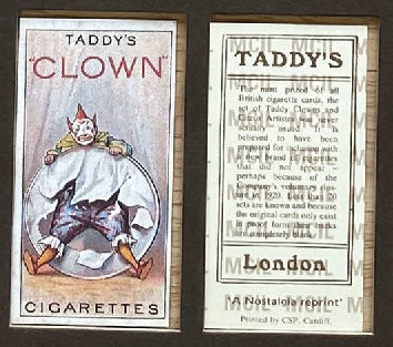 Clowns and Circus Artistes 1920 Taddy (Reprint 1991)