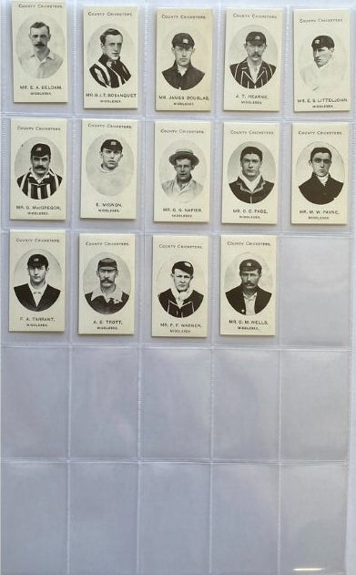 County Cricketers Middlesex 1907 Taddy (Reprint 1987) ALMOST SOLD OUT!