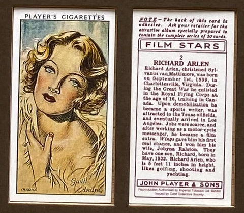 Film Stars 1st Series 1934 Players (Reprint 2000)