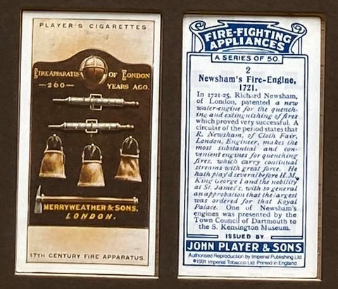 Fire Fighting Appliances 1930 Players (Reprint 1991)