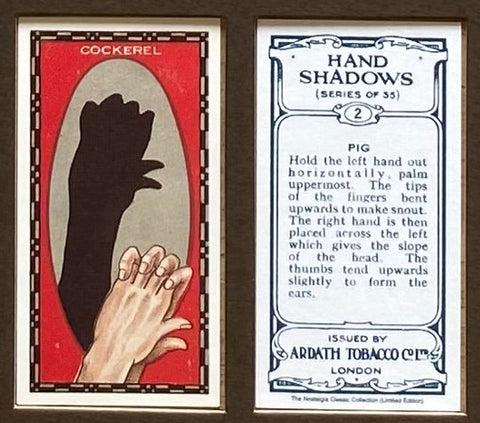 Hand Shadows c1930 Ardath (Reprint 2001)