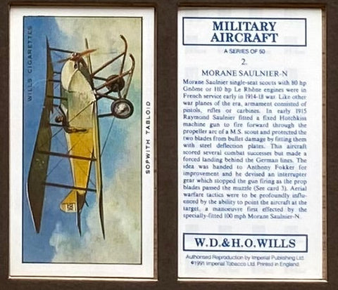 Military Aircraft unissued c1967 Wills (Reprint 1991)