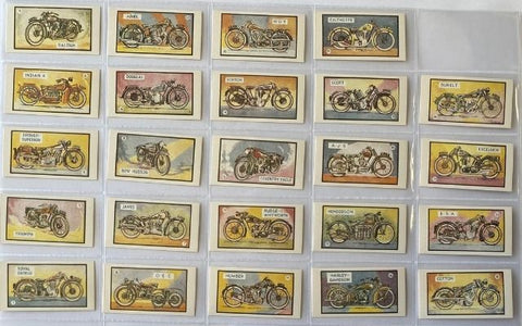 Motor Bike Cards 1929 Thompson (Reprint 1993)