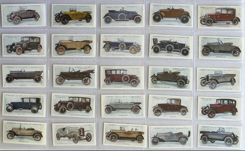 Motor Cars 1st Series 1922 Lambert&Butler (Reprint 1988). ONCE STOCK SELLS, SOLD OUT!