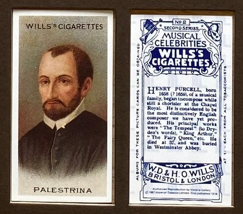 Musical Celebrities 2nd series assort cards 1914 Wills (Reprint 1987). ALMOST SOLD OUT!