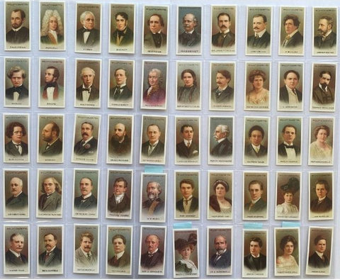 ミュージカル・セレブリティーズ第2シリーズ アソートカード 1914年ウィルズ（1987年再版）。完売間近！