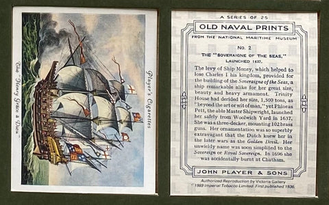 オールド・ネイビー・プリント 1936 プレイヤーズ（1989年再版）