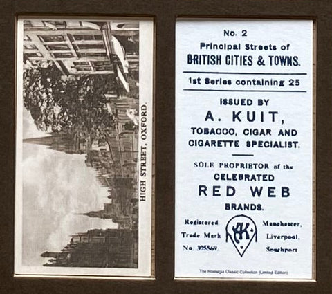 Principal Streets of British Cities and Towns 1916 Kuit (Reprint 2001)