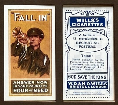 Recruiting Posters 1915 Wills (Reprint 1987)