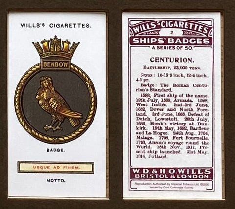 Ships Badges 1925 Wills (Reprint 2000)