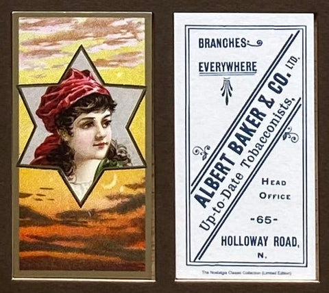 Star Girls c1898 Baker Tobacco (Reprint 2001)