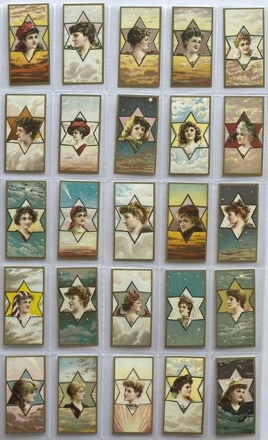 Star Girls c1898 Baker Tobacco (Reprint 2001)