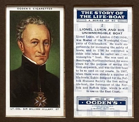 The Story of the Lifeboat c1950 Ogdens (Reprint 1989)