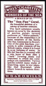 Wonders of The Sea 1928 Wills (Reprint 2000)